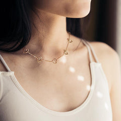 Open Heart Charm Necklace - VirtuousWares:Global