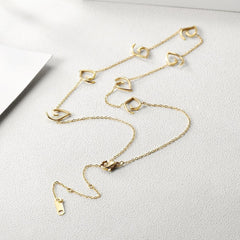 Open Heart Charm Necklace - VirtuousWares:Global