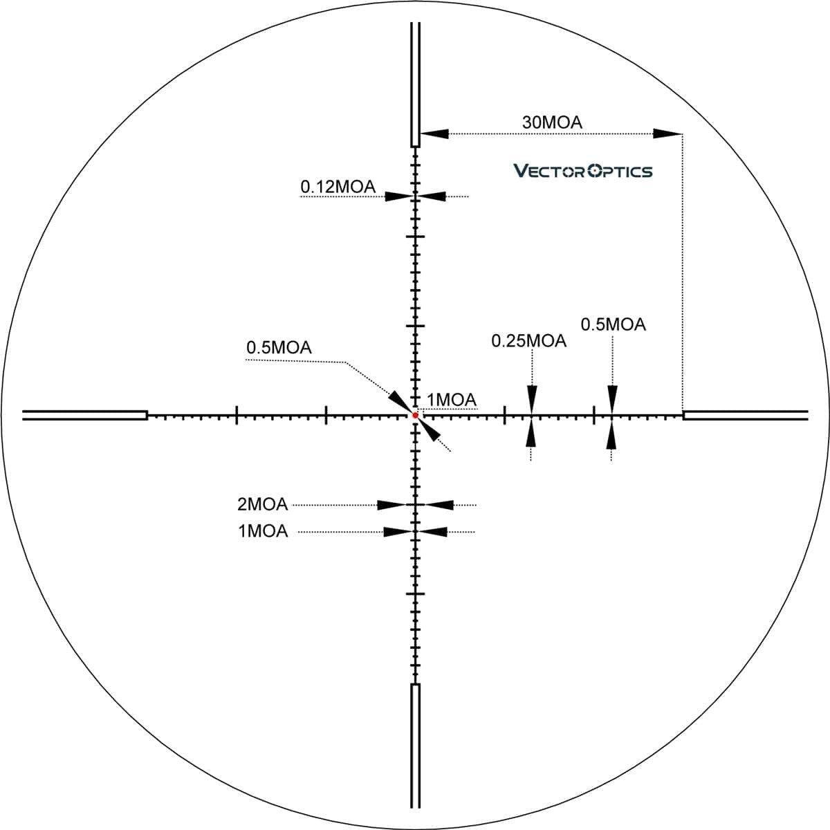 Optics Aston 3-18x44 Tactical riflescope 90MOA Range HD Glass Sys MOA - VirtuousWares:Global