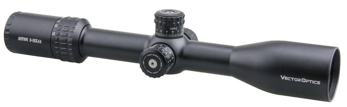 Optics Aston 3-18x44 Tactical riflescope 90MOA Range HD Glass Sys MOA - VirtuousWares:Global