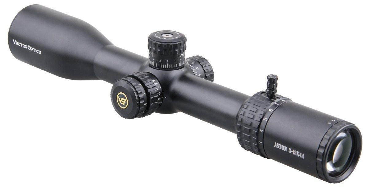 Optics Aston 3-18x44 Tactical riflescope 90MOA Range HD Glass Sys MOA - VirtuousWares:Global