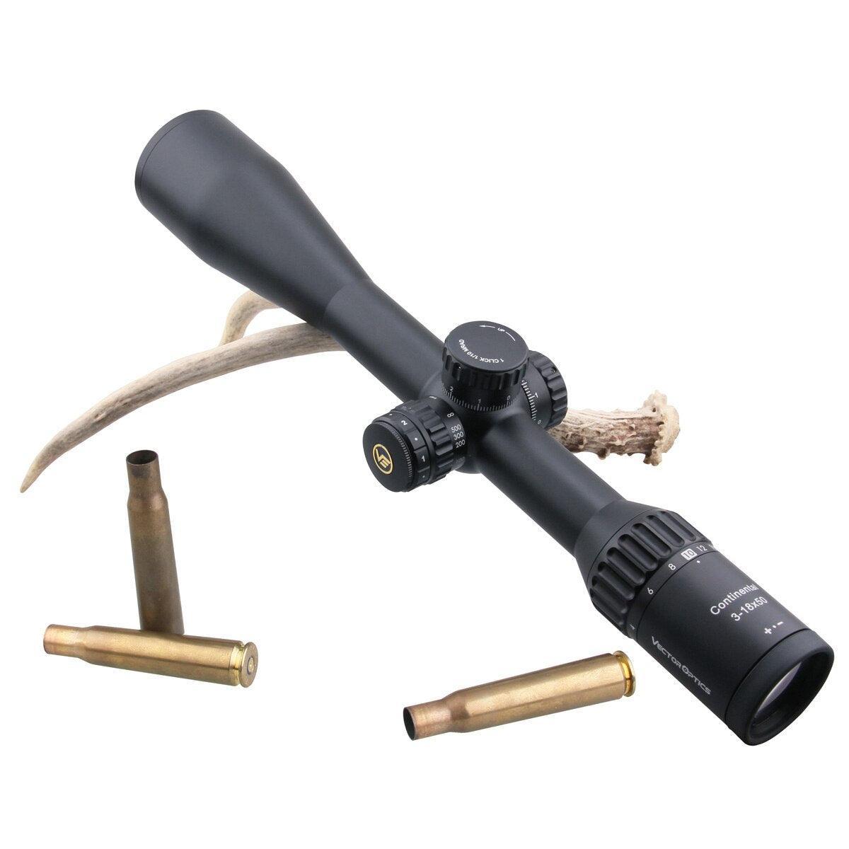 Optics Continental HD 3-18x50 Tactical 1/10 MIL Long Range Shooting - VirtuousWares:Global