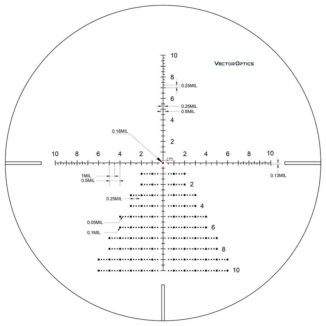 Optics Continental HD 3-18x50 Tactical 1/10 MIL Long Range Shooting - VirtuousWares:Global