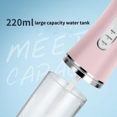 Oral Irrigator Portable Dental Water Jet Flosser USB Charging - VirtuousWares:Global