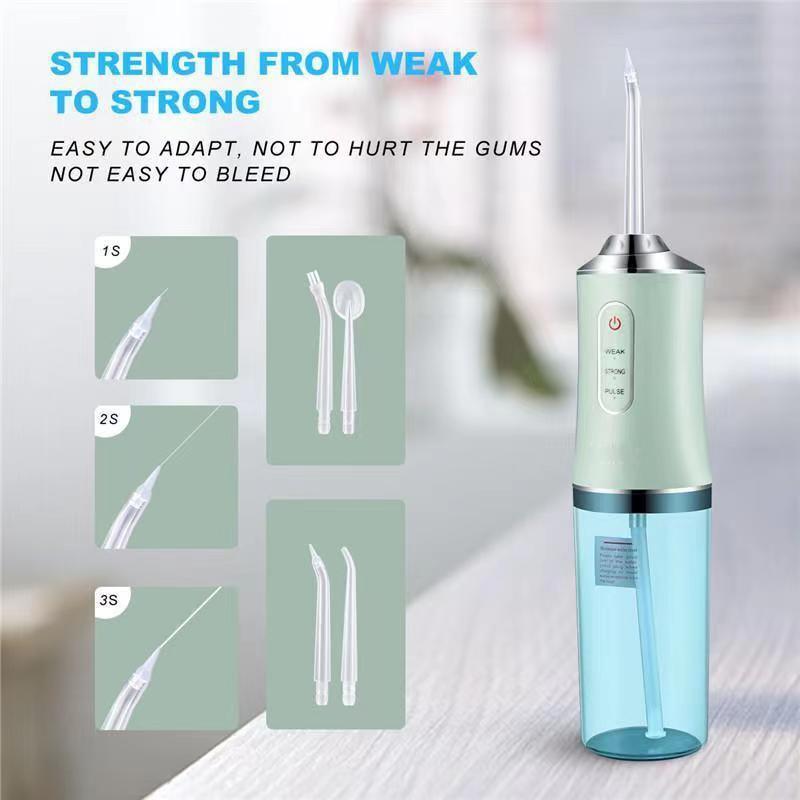 Oral Irrigator Portable Dental Water Jet Flosser USB Charging - VirtuousWares:Global