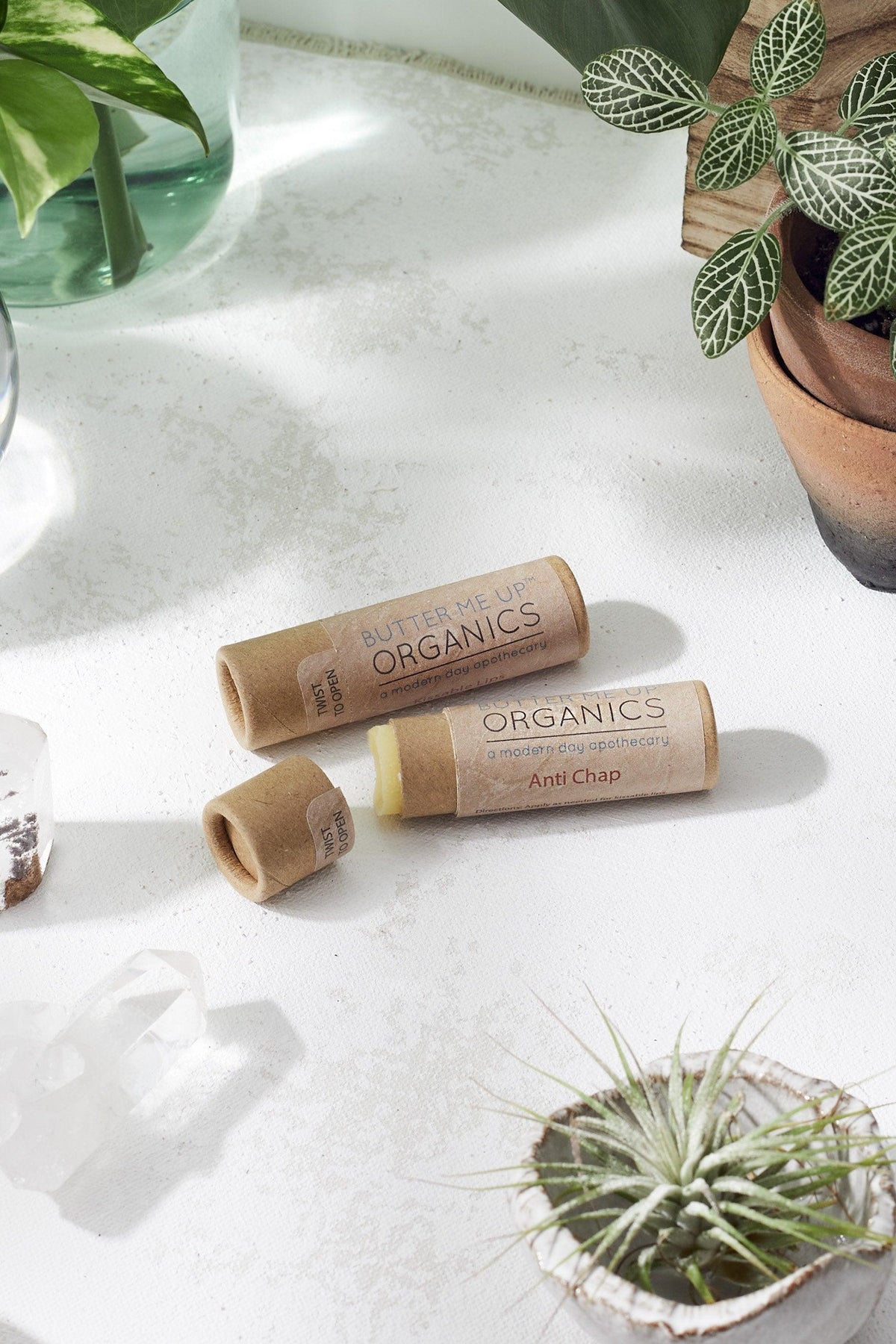 Organic Anti-Chap Lip Balm / Chapped Lips / Organic Lip Moisturizer / - VirtuousWares:Global