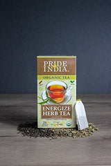 Organic Energize Herb Tulsi Black Tea Bags - Pack of 6 - VirtuousWares:Global