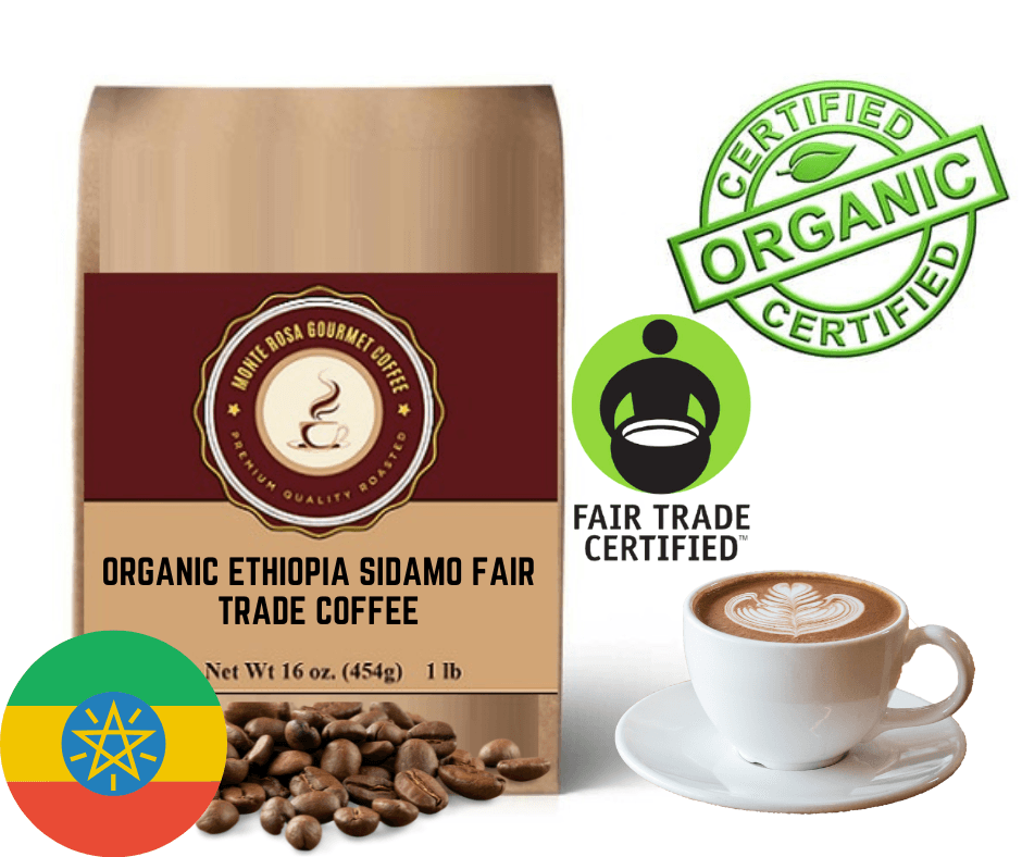 Organic Ethiopia Sidamo Fair Trade Coffee - VirtuousWares:Global