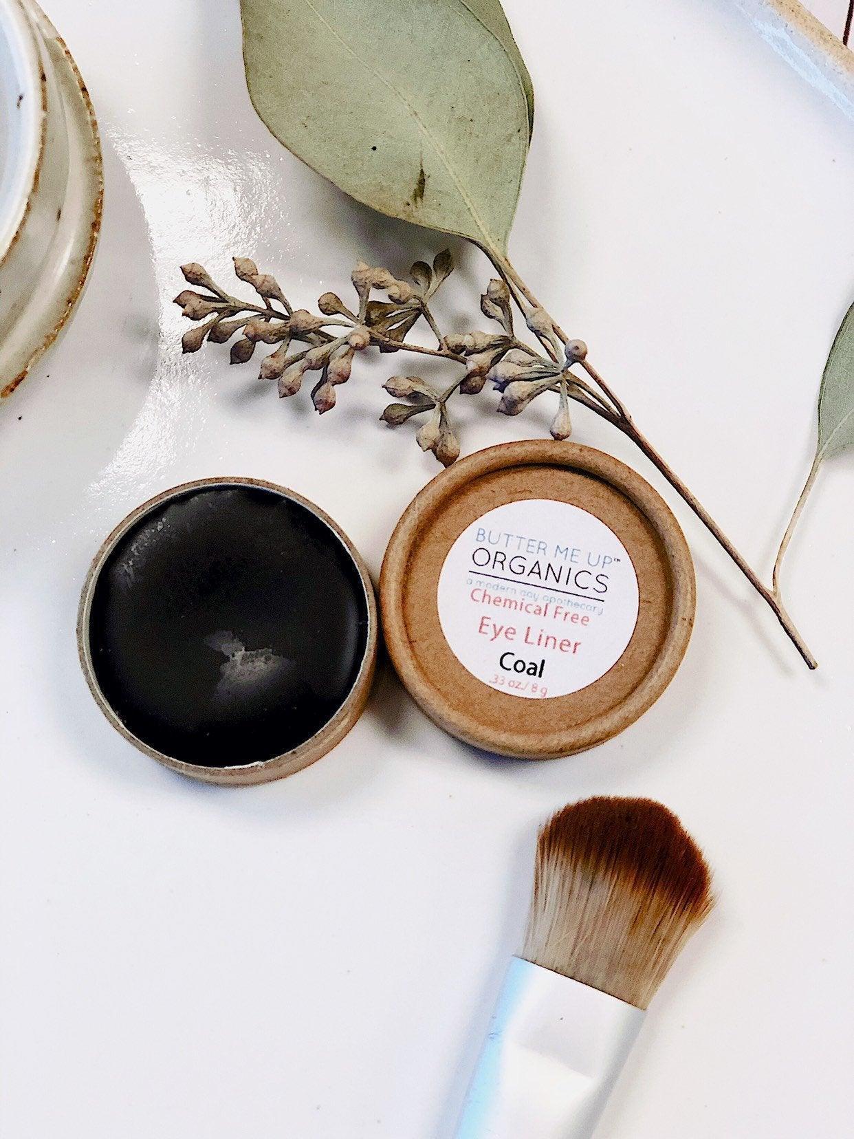 Organic Eyeliner / Organic Eye Makeup / Eye Coal / Butter Me Up - VirtuousWares:Global