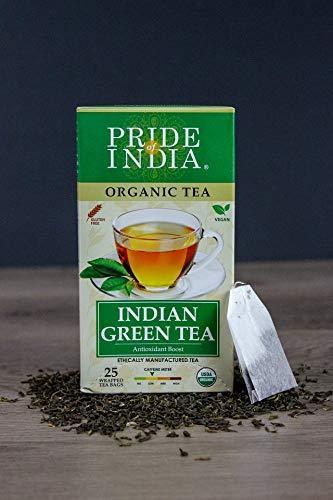 Organic Indian Green Tea Bags - Pack of 6 - VirtuousWares:Global