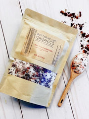 Organic Rose Salt Soak / Epsom Salt Soak / Pink Himalayan Sea Salt / - VirtuousWares:Global