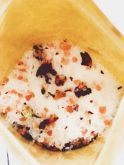 Organic Rose Salt Soak / Epsom Salt Soak / Pink Himalayan Sea Salt / - VirtuousWares:Global