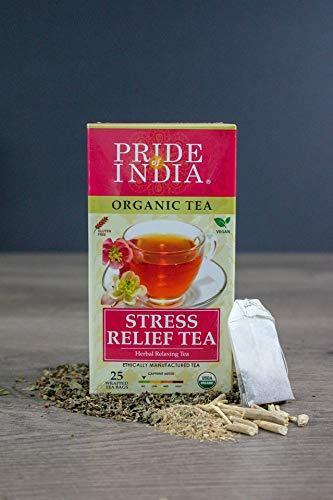 Organic Stress Relief Tea Bags (Caffeine Free) - 6-Pack (150 Tea Bags) - VirtuousWares:Global