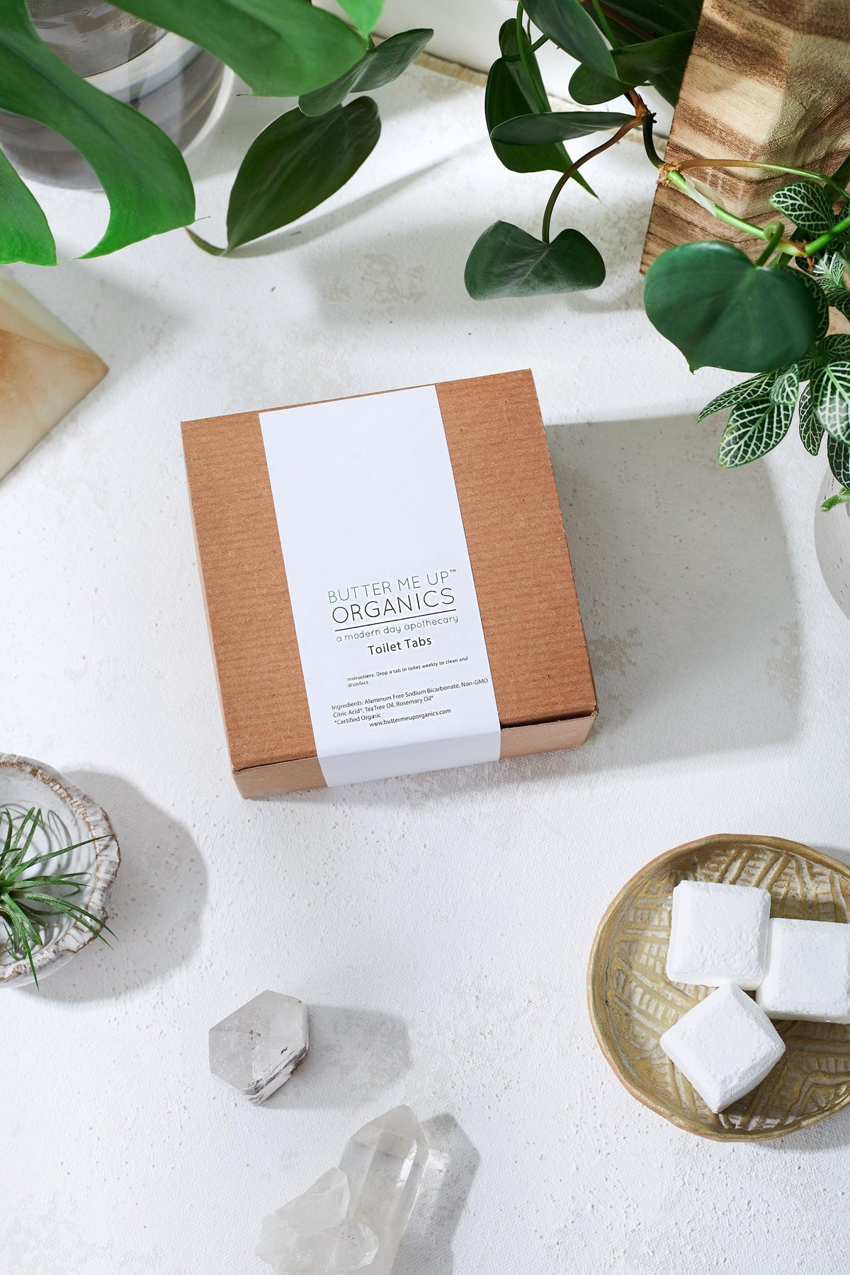 Organic Toilet Tabs / Antibacterial / Toilet Cleaning - VirtuousWares:Global