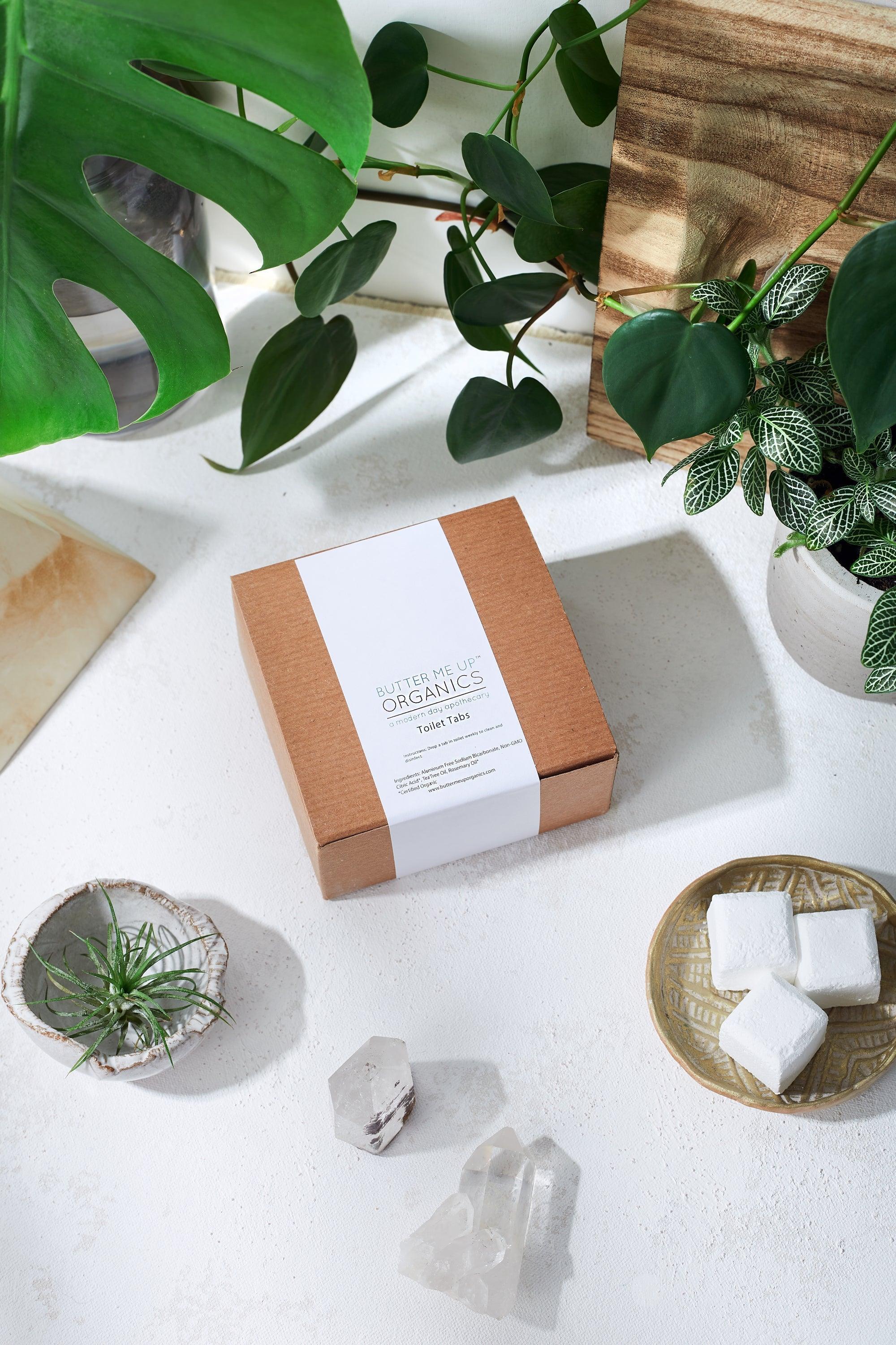 Organic Toilet Tabs / Antibacterial / Toilet Cleaning - VirtuousWares:Global