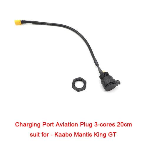 Original 3 Pins Charger Port For Kaabo Mantis King GT Electric Scooter - VirtuousWares:Global