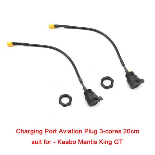 Original 3 Pins Charger Port For Kaabo Mantis King GT Electric Scooter - VirtuousWares:Global