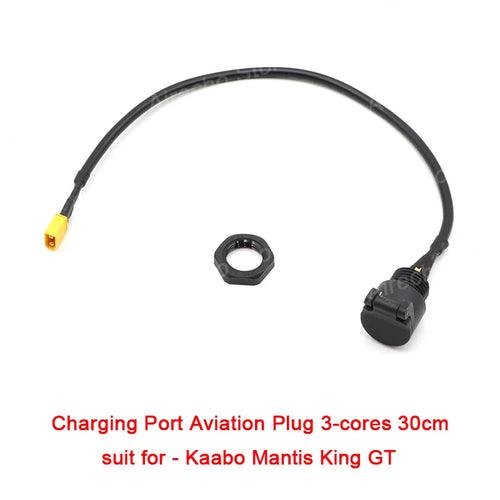 Original 3 Pins Charger Port For Kaabo Mantis King GT Electric Scooter - VirtuousWares:Global