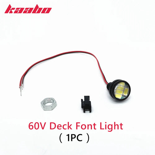 Original 60V LED Spotlight for Kaabo Mantis 10 E-Scooter Deck Front - VirtuousWares:Global