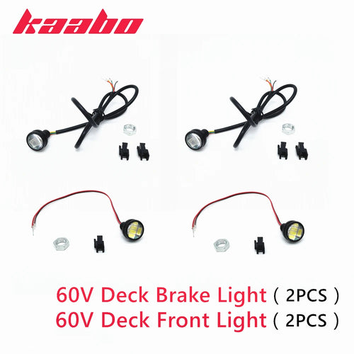 Original 60V LED Spotlight for Kaabo Mantis 10 E-Scooter Deck Front - VirtuousWares:Global