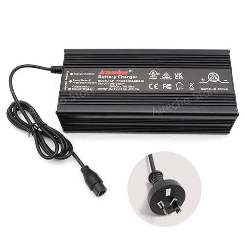 Original 84V 5A Fast Charger For Kaabo Wolf King GTR Electric Scooter - VirtuousWares:Global