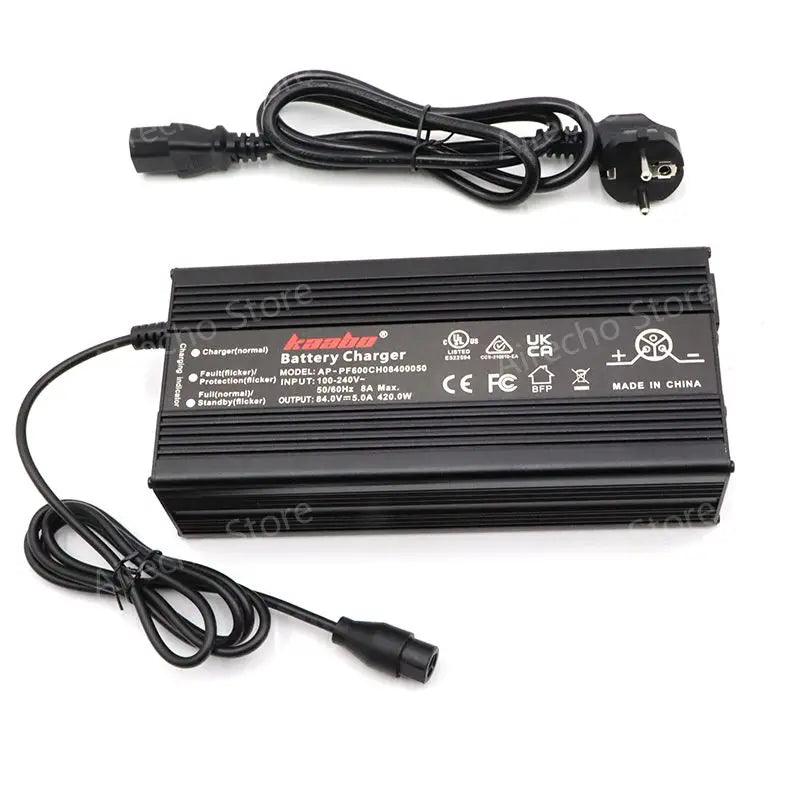 Original 84V 5A Fast Charger For Kaabo Wolf King GTR Electric Scooter - VirtuousWares:Global