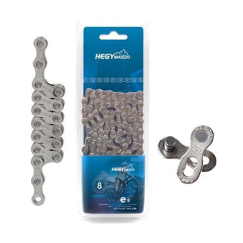 Original E-Bike Chains 8 speed 136 Links Electric bicycle chain For - VirtuousWares:Global