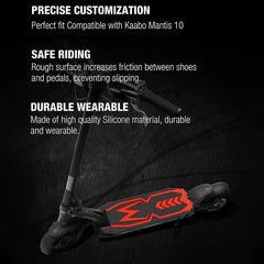 Original Kaabo Silicone Red Mat for Mantis Kickscooter Black Foot Pad - VirtuousWares:Global