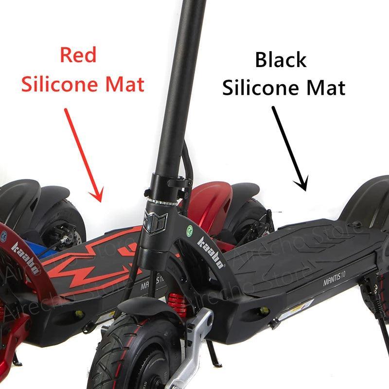 Original Kaabo Silicone Red Mat for Mantis Kickscooter Black Foot Pad - VirtuousWares:Global