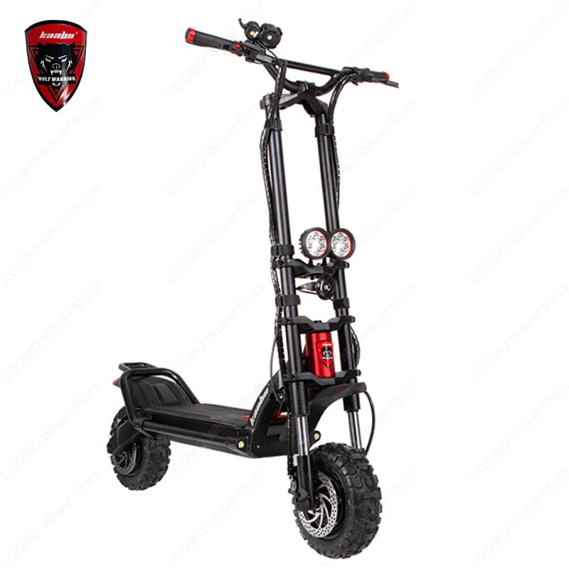 Original Kaabo Wolf Warrior Scooter 11 Scooter 26Ah 60V 35Ah 1200W*2 Dual Motor - VirtuousWares:Global