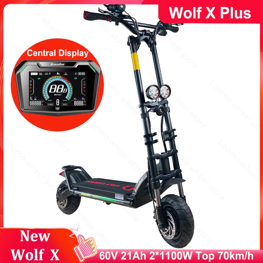 Original Kaabo Wolf Warrior X Scooter 10inch 60V 21Ah 60V 28Ah Battery Top - VirtuousWares:Global