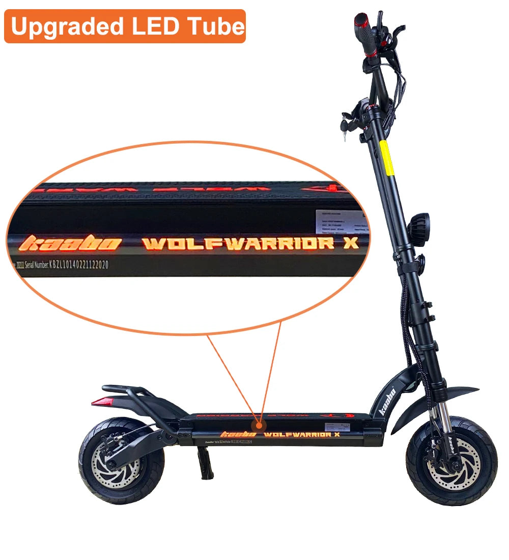 Original Kaabo Wolf Warrior X Scooter 10inch 60V 21Ah 60V 28Ah Battery Top - VirtuousWares:Global