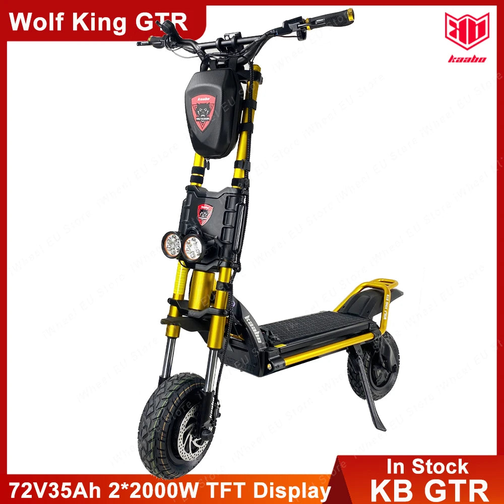 Original Newest Kaabo Wolf King GTR 72V 35Ah Battery 2*2000W Motor - VirtuousWares:Global