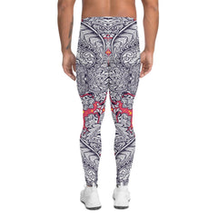 Ornamental Floral Leggings for Men - VirtuousWares:Global