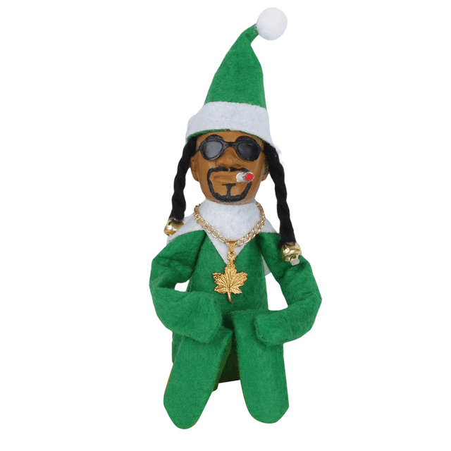 Ornaments Elf Doll Kids Gift Toys Creative Snoop On A Stoop - VirtuousWares:Global