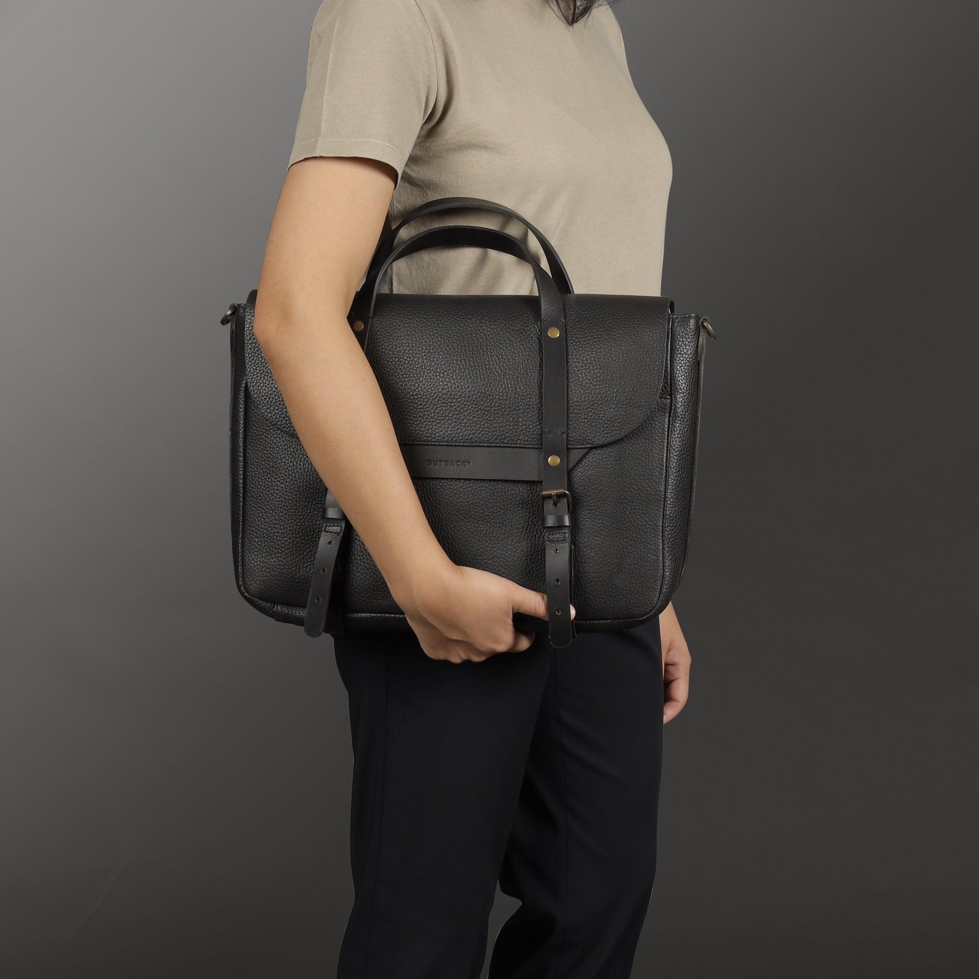 Oslo Leather Briefcase - VirtuousWares:Global