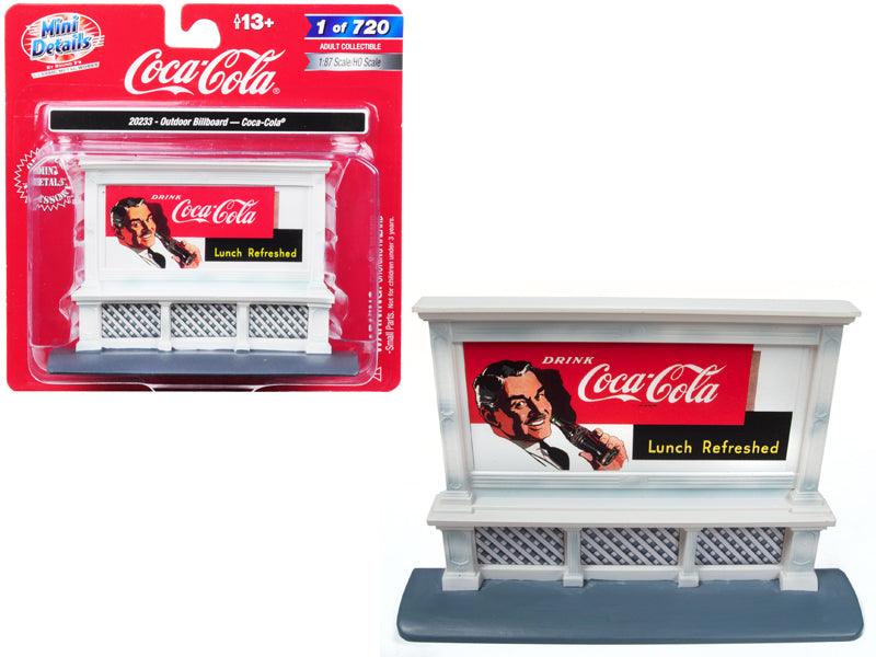 Outdoor Billboard \Coca Cola\" for 1/87 (HO) Scale Models by Classic - VirtuousWares:Global