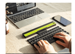 Outdoor Office Portable Folding Wireless Reel Keyboard - VirtuousWares:Global