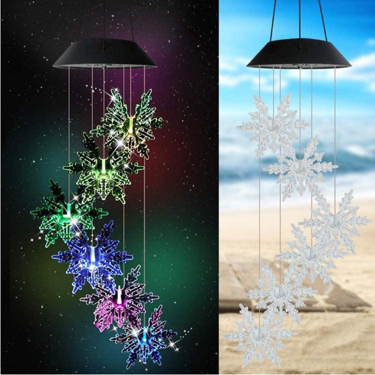 Outdoor Solar Wind Chime Lamp Hummingbird Butterfly Ball - VirtuousWares:Global