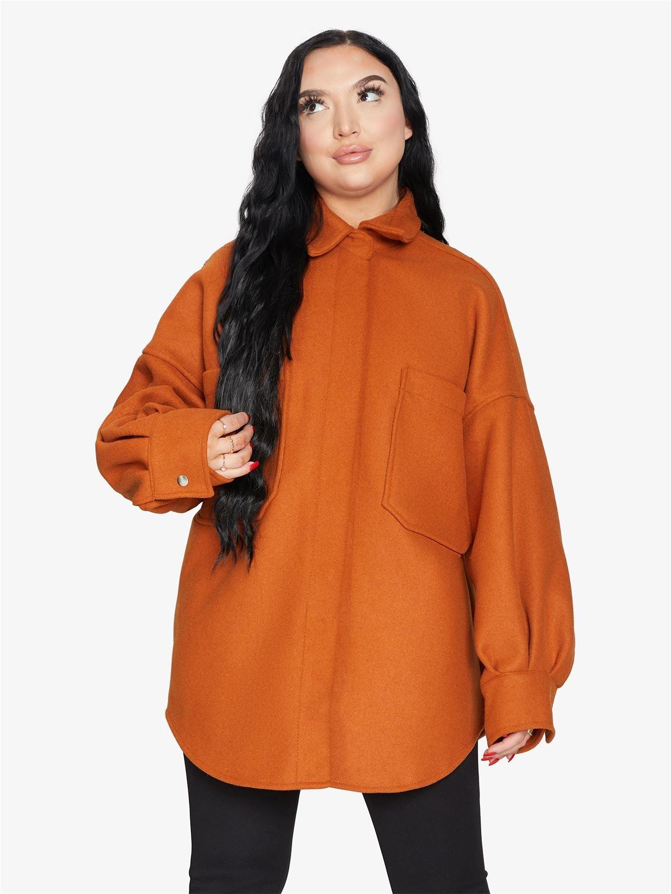 Oversized Patch Pocket Shacket - VirtuousWares:Global