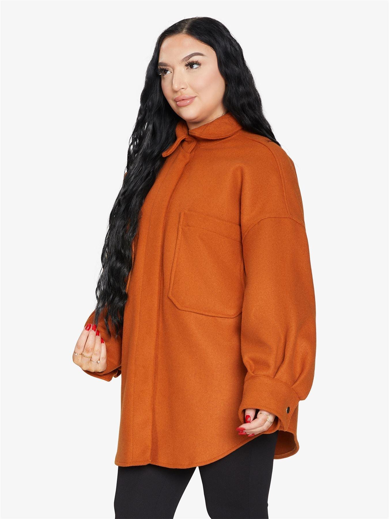 Oversized Patch Pocket Shacket - VirtuousWares:Global