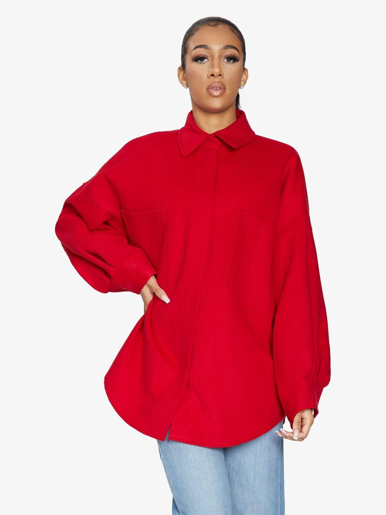 Oversized Patch Pocket Shacket - VirtuousWares:Global