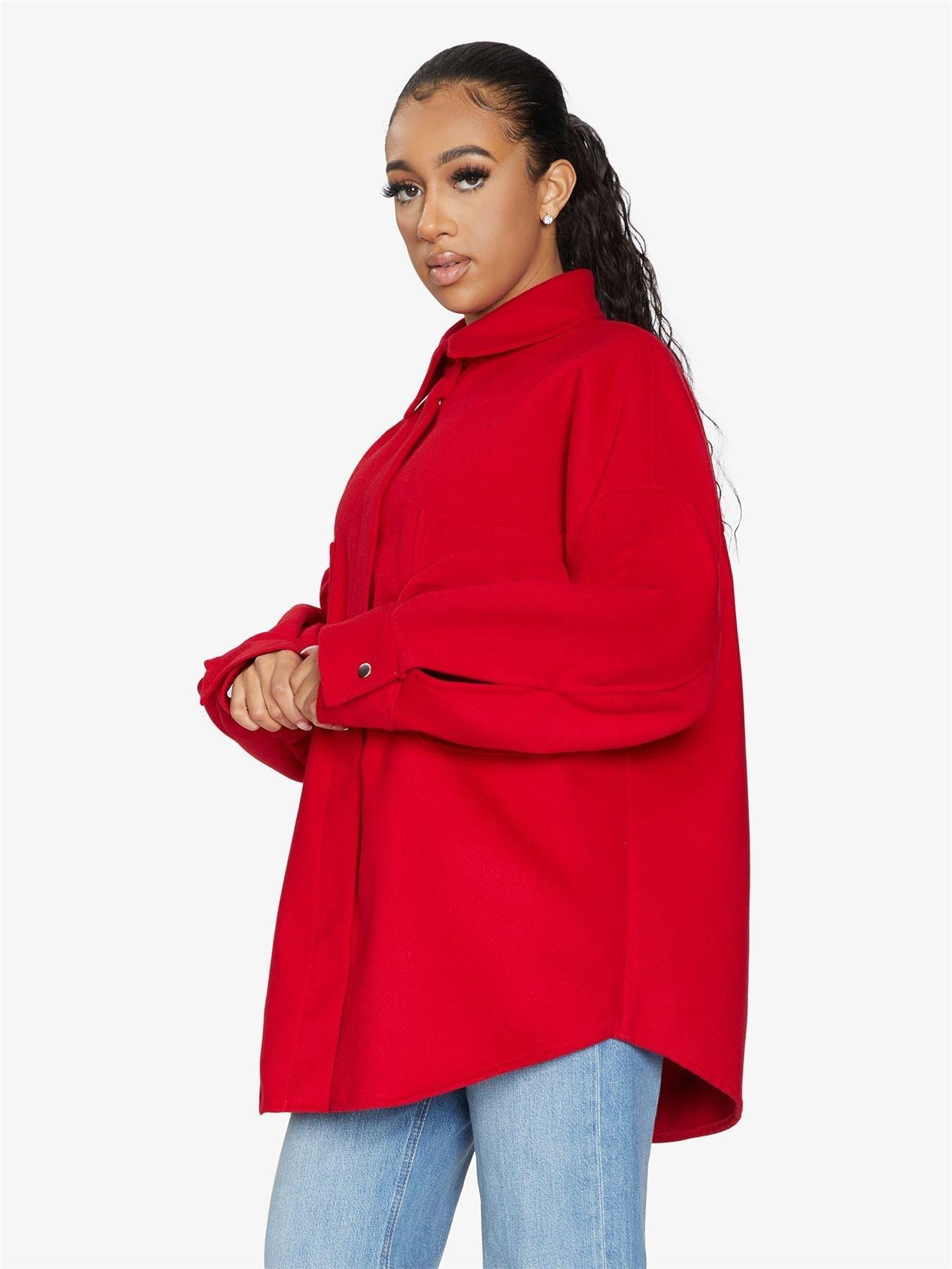 Oversized Patch Pocket Shacket - VirtuousWares:Global