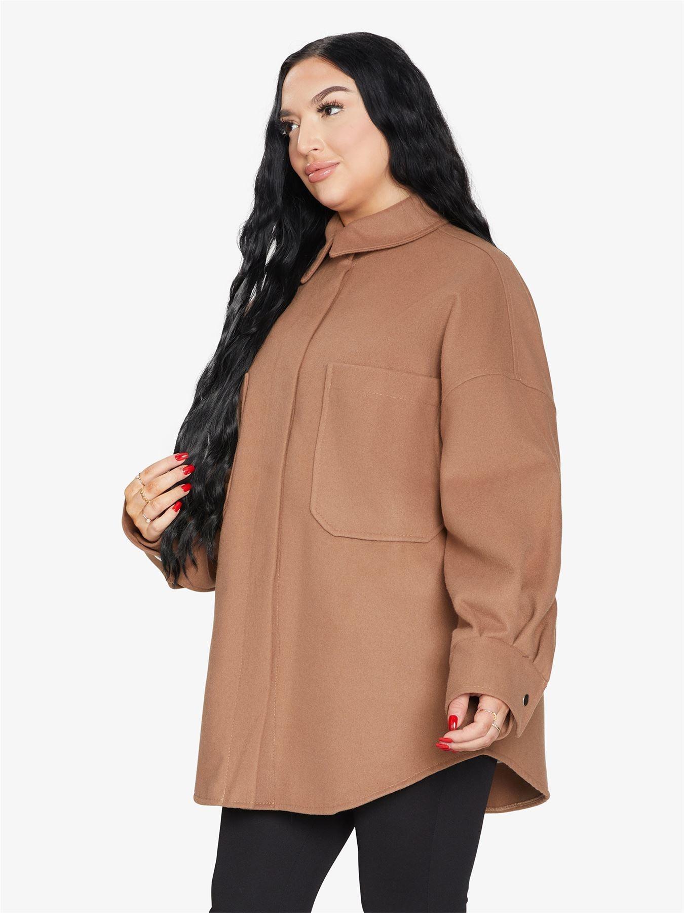 Oversized Patch Pocket Shacket - VirtuousWares:Global