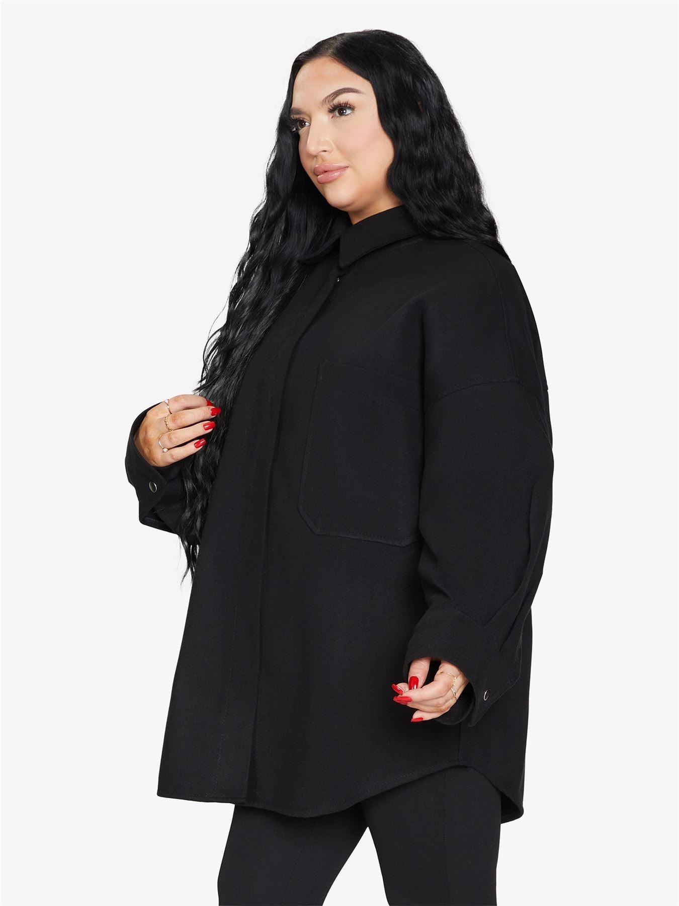 Oversized Patch Pocket Shacket - VirtuousWares:Global