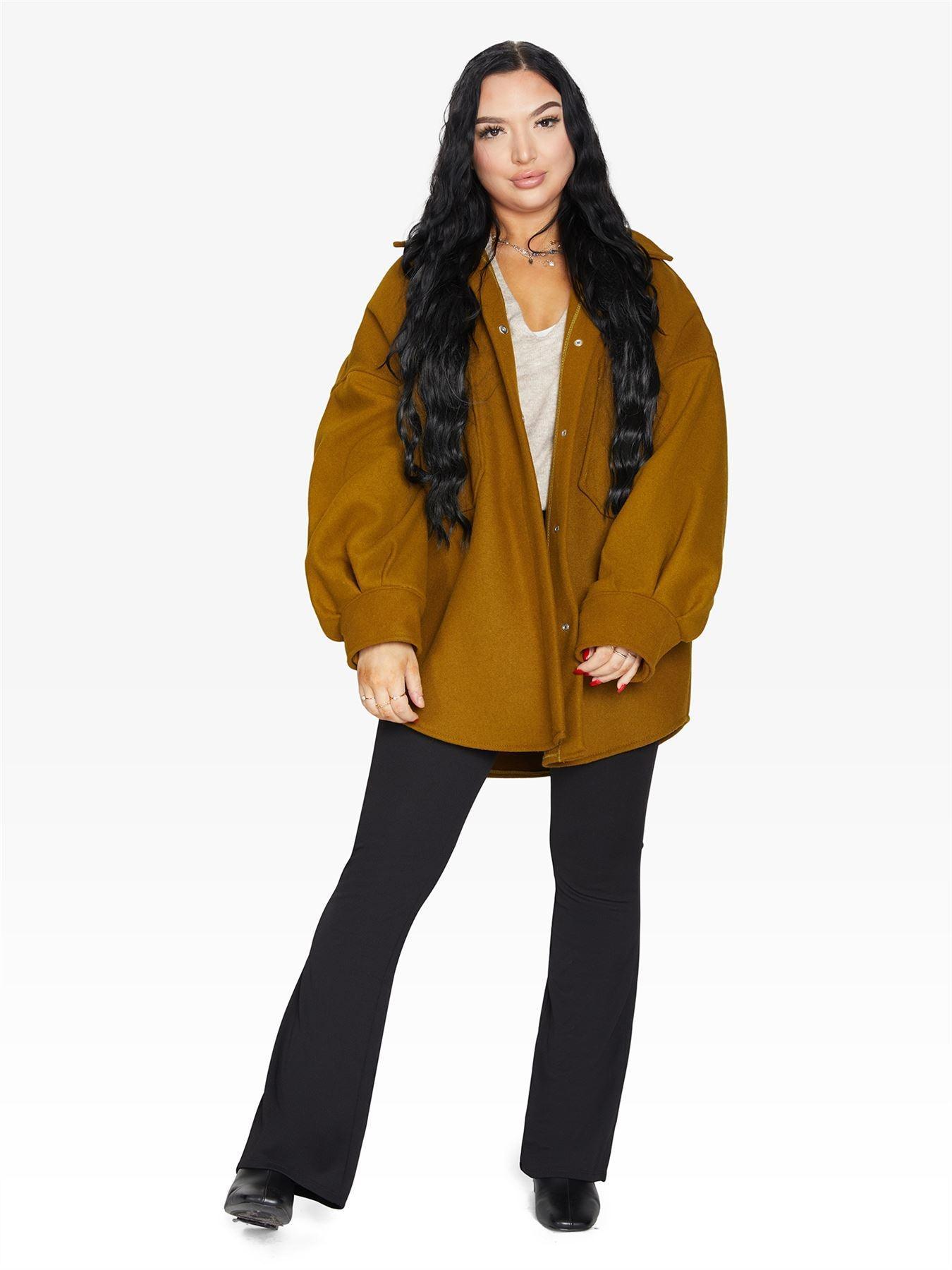 Oversized Patch Pocket Shacket - VirtuousWares:Global