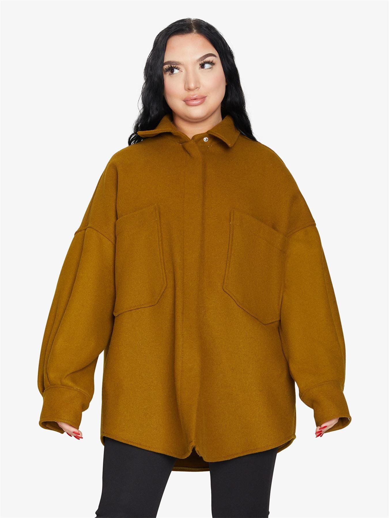 Oversized Patch Pocket Shacket - VirtuousWares:Global
