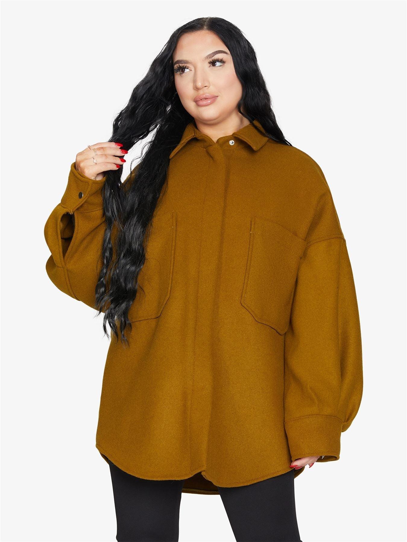 Oversized Patch Pocket Shacket - VirtuousWares:Global