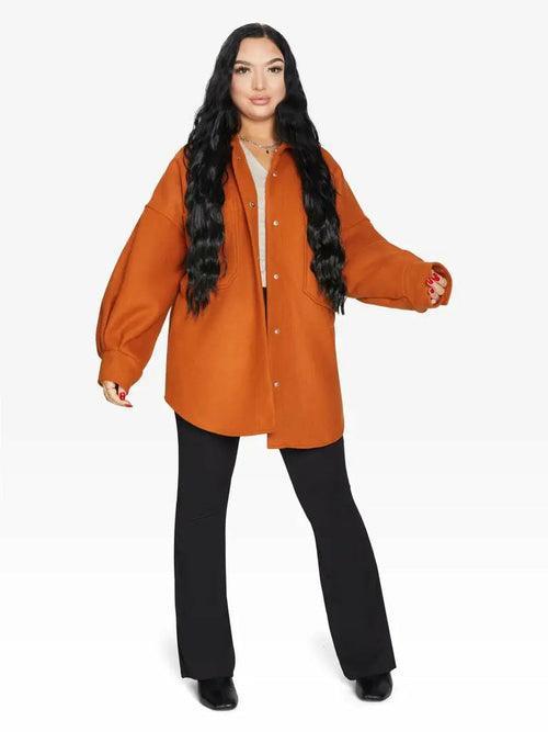Oversized Patch Pocket Shacket - VirtuousWares:Global
