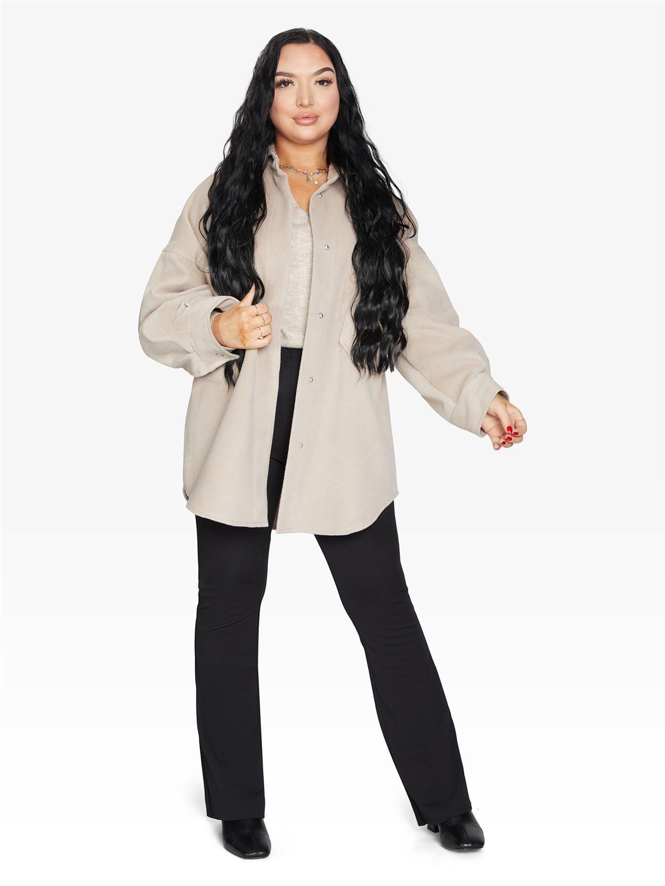 Oversized Patch Pocket Shacket - VirtuousWares:Global